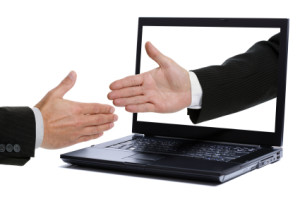 Handshake through monitor